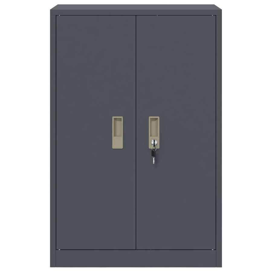 Opbergkast Antraciet 60 x 40 x 90 cm Koudgewalst Staal