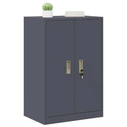 Opbergkast Antraciet 60 x 40 x 90 cm Koudgewalst Staal
