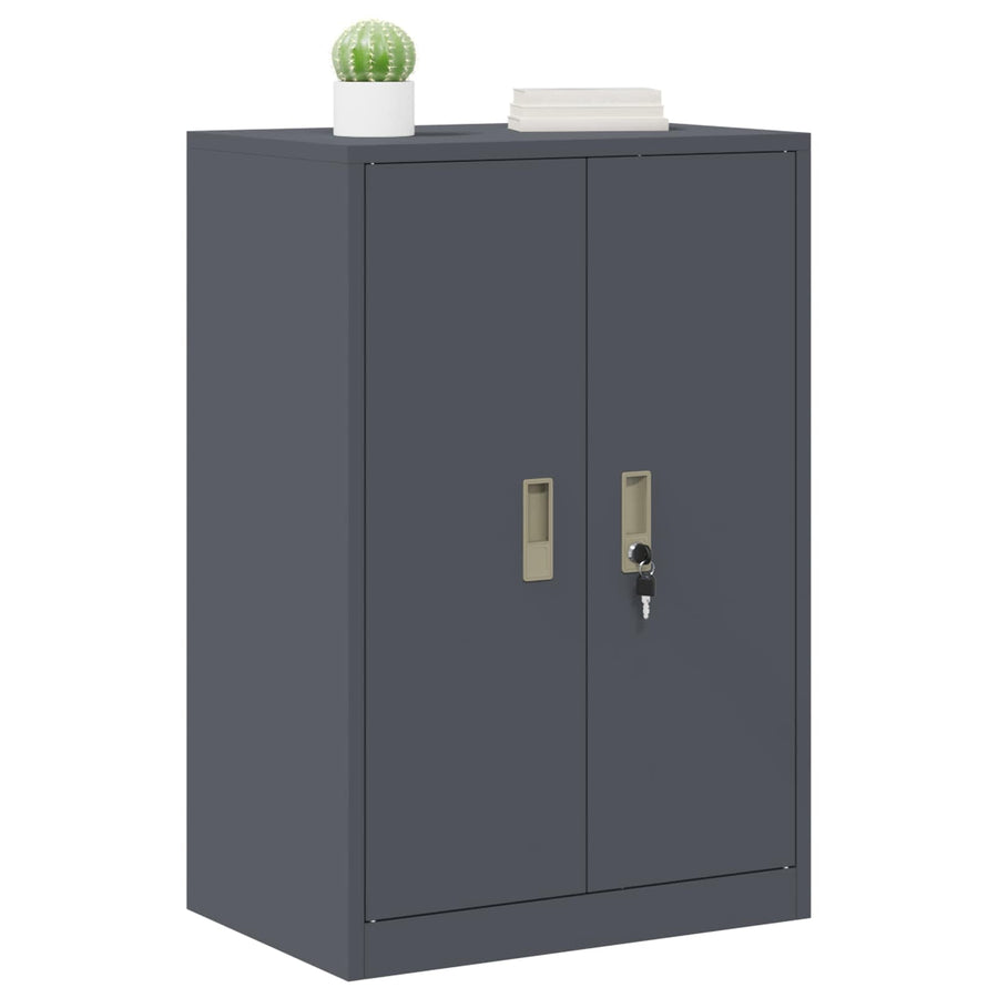 Opbergkast Antraciet 60 x 40 x 90 cm Koudgewalst Staal