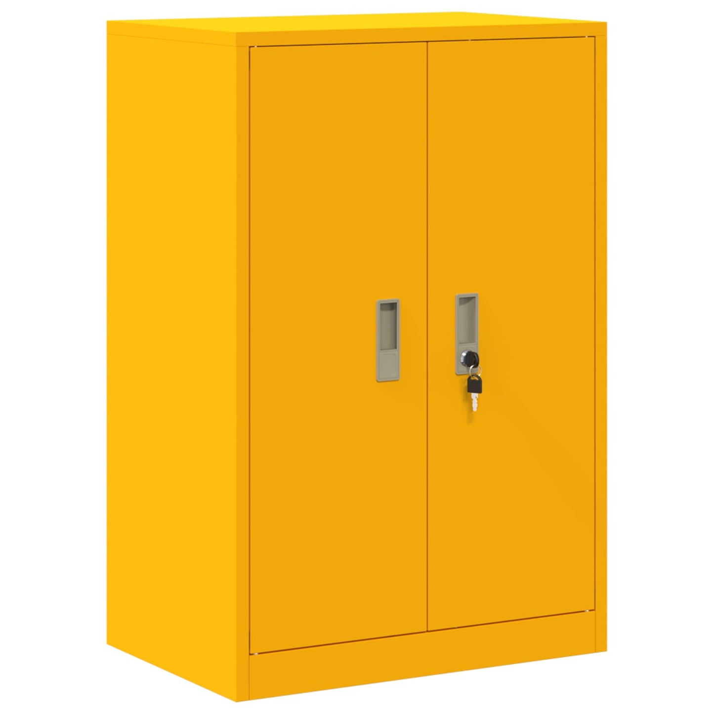Opbergkast Mosterdgeel 60 x 40 x 90 cm Koudgewalst Staal