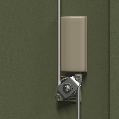 Opbergkast Olijf Groen 60 x 40 x 90 cm Koudgewalst Staal