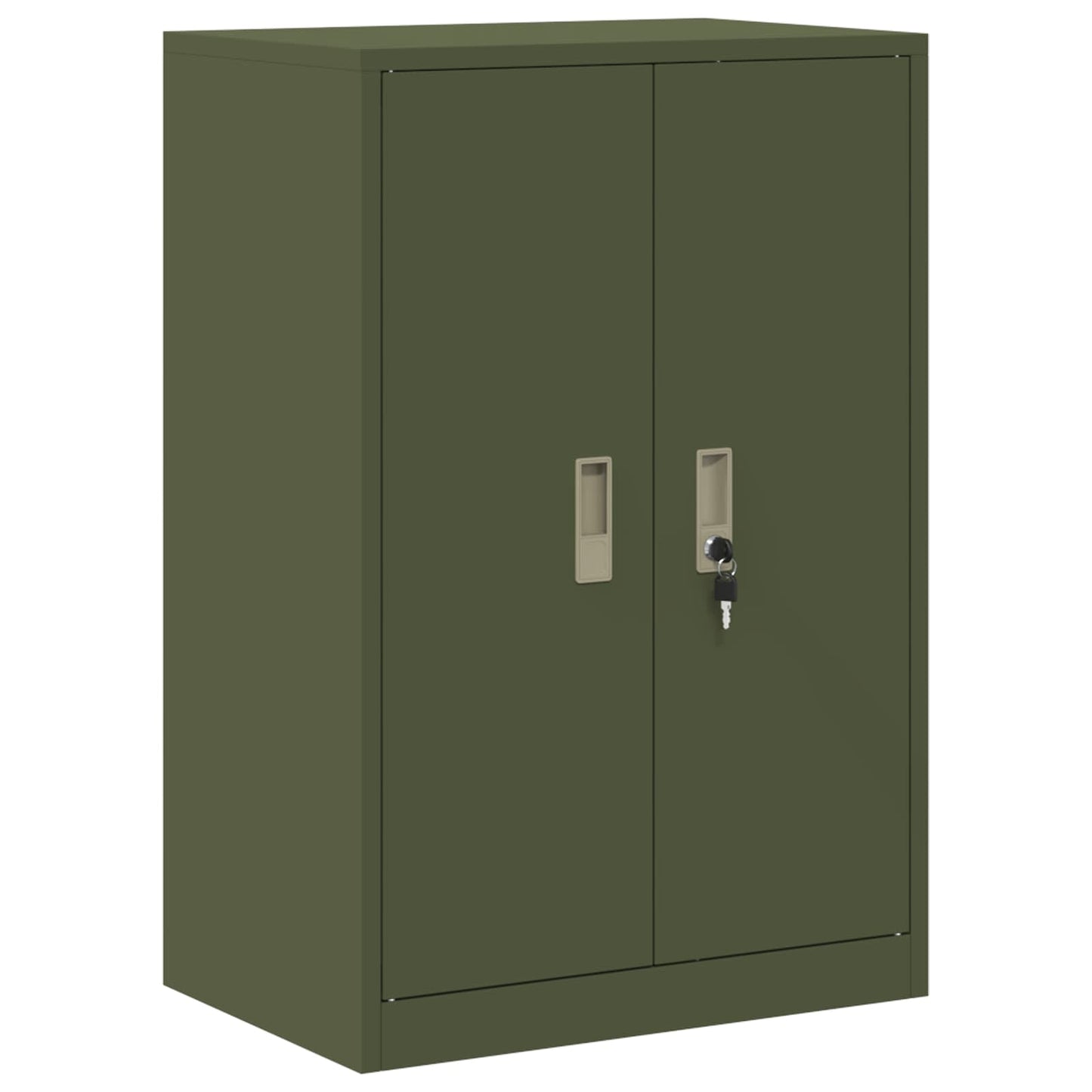 Opbergkast Olijf Groen 60 x 40 x 90 cm Koudgewalst Staal