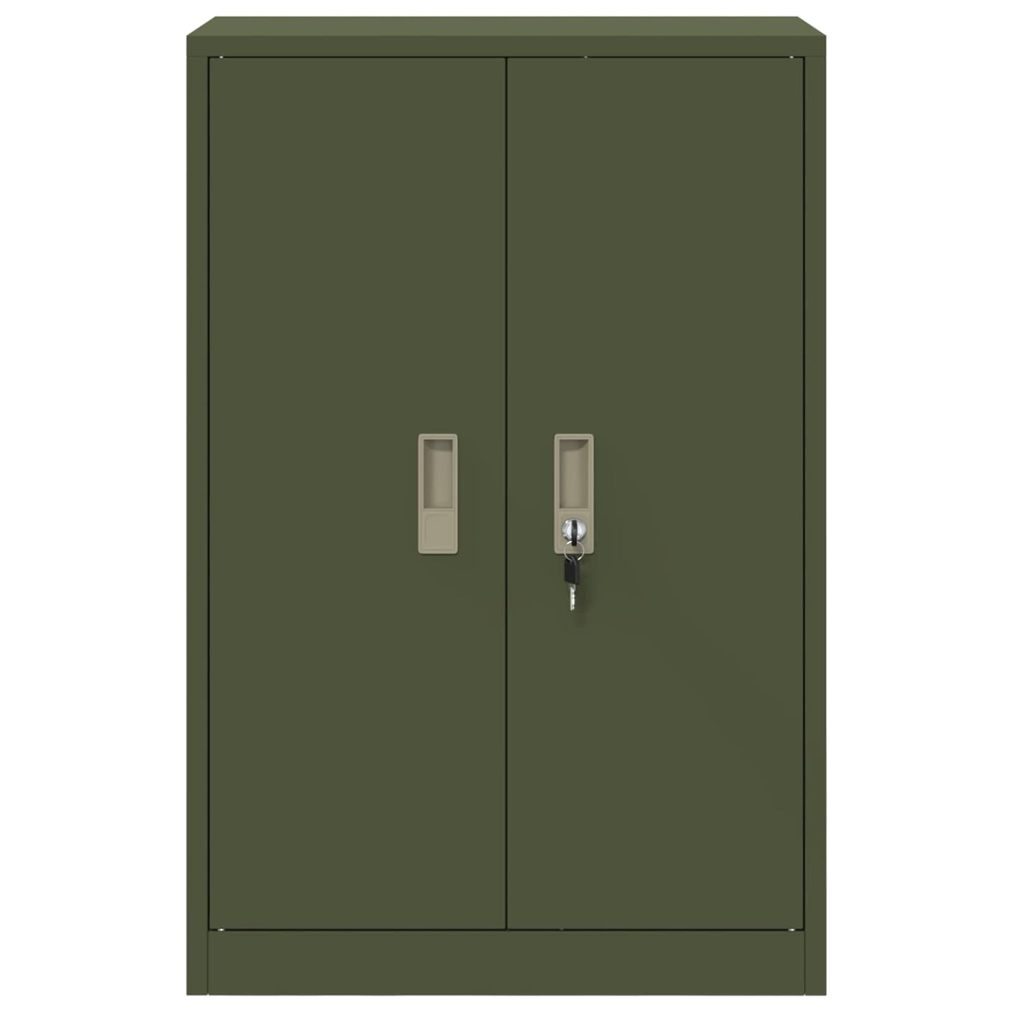 Opbergkast Olijf Groen 60 x 40 x 90 cm Koudgewalst Staal