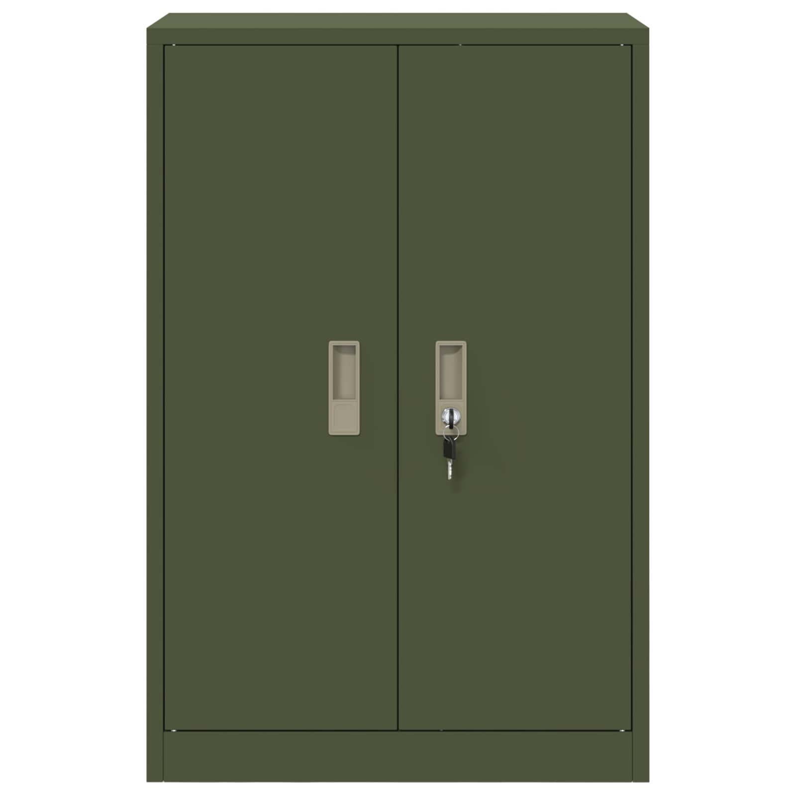 Opbergkast Olijf Groen 60 x 40 x 90 cm Koudgewalst Staal