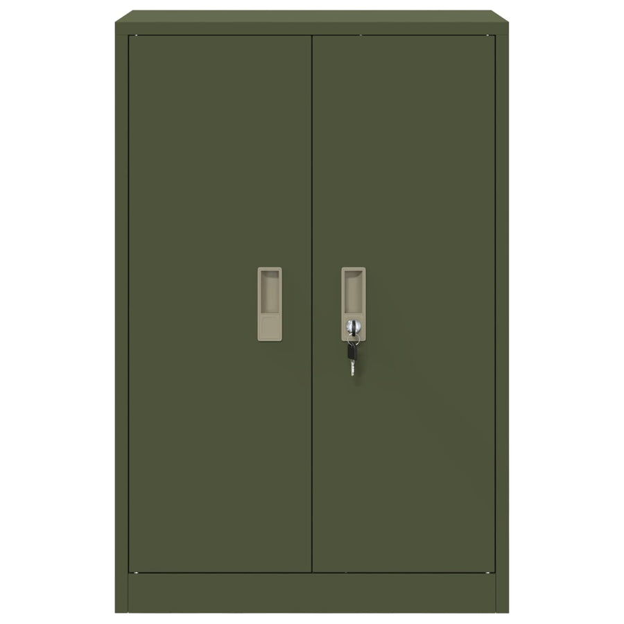 Opbergkast Olijf Groen 60 x 40 x 90 cm Staal