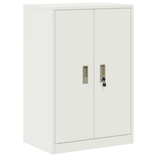 Opbergkast met opslag Wit 60 x 40 x 90 cm Koudgewalst Staal