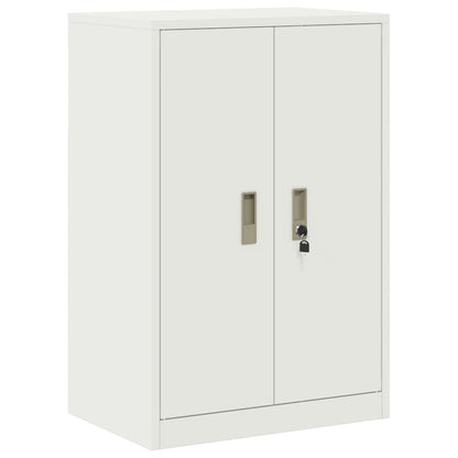 Opbergkast met opslag Wit 60 x 40 x 90 cm Koudgewalst Staal