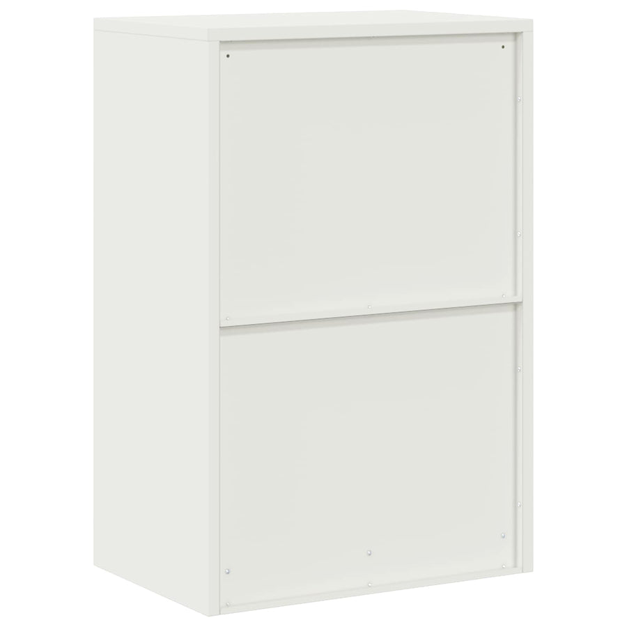 Opbergkast met opslag Wit 60 x 40 x 90 cm Koudgewalst Staal