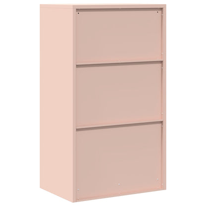 Opbergkast met opslag Roze 60 x 40 x 90 cm Koudgewalst Staal