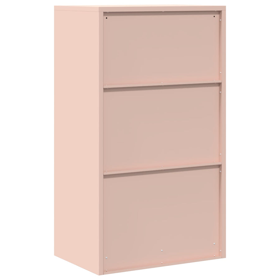 Opbergkast met opslag Roze 60 x 40 x 90 cm Koudgewalst Staal