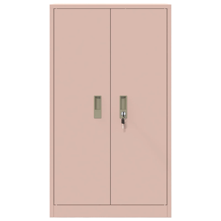 Opbergkast met opslag Roze 60 x 40 x 90 cm Koudgewalst Staal