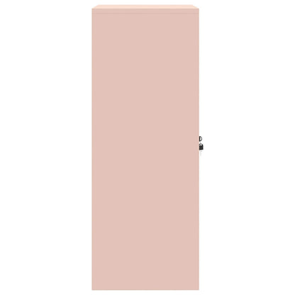 Opbergkast met opslag Roze 60 x 40 x 90 cm Koudgewalst Staal