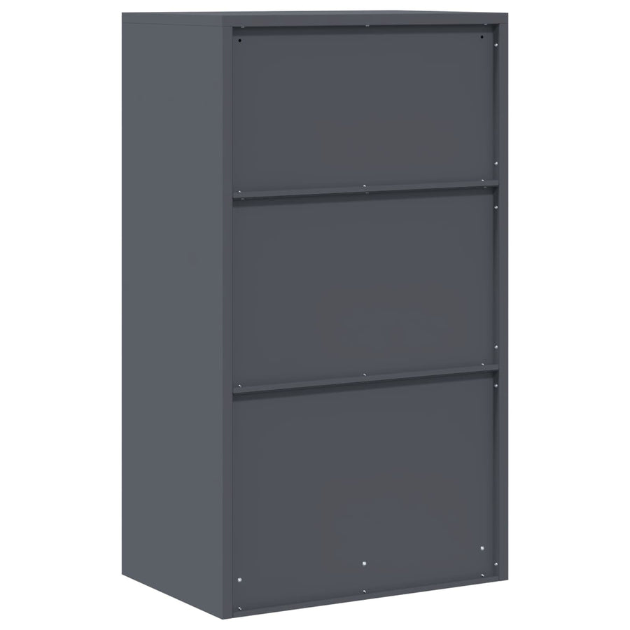 Opbergkast Antraciet 60 x 40 x 105 cm Staal