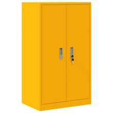 Opbergkast Mosterdgeel 60 x 40 x 105 cm Koudgewalst Staal