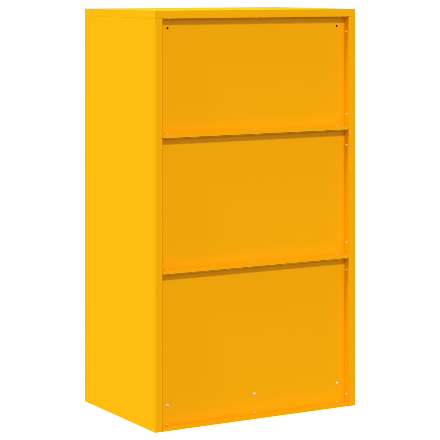 Opbergkast Mosterdgeel 60 x 40 x 105 cm Koudgewalst Staal