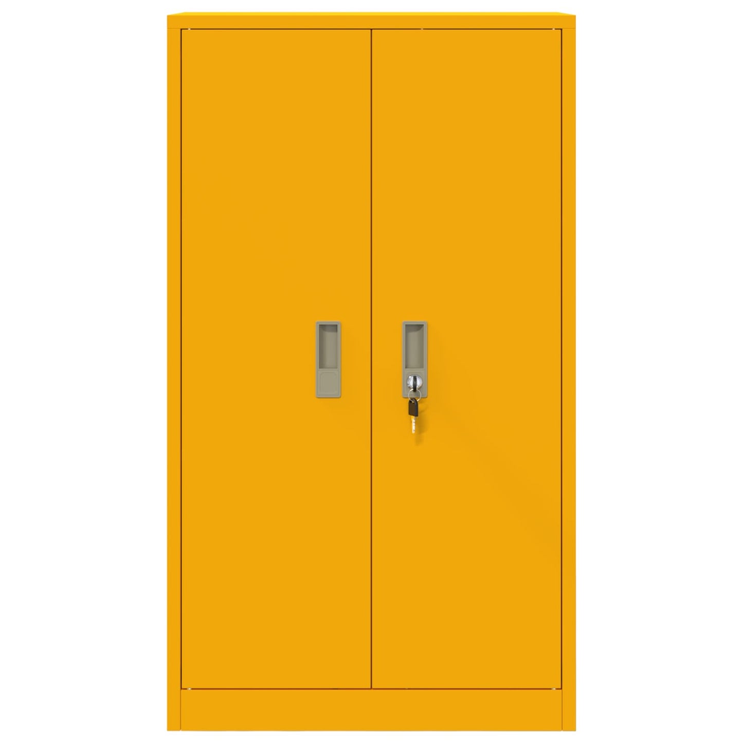 Opbergkast Mosterdgeel 60 x 40 x 105 cm Koudgewalst Staal
