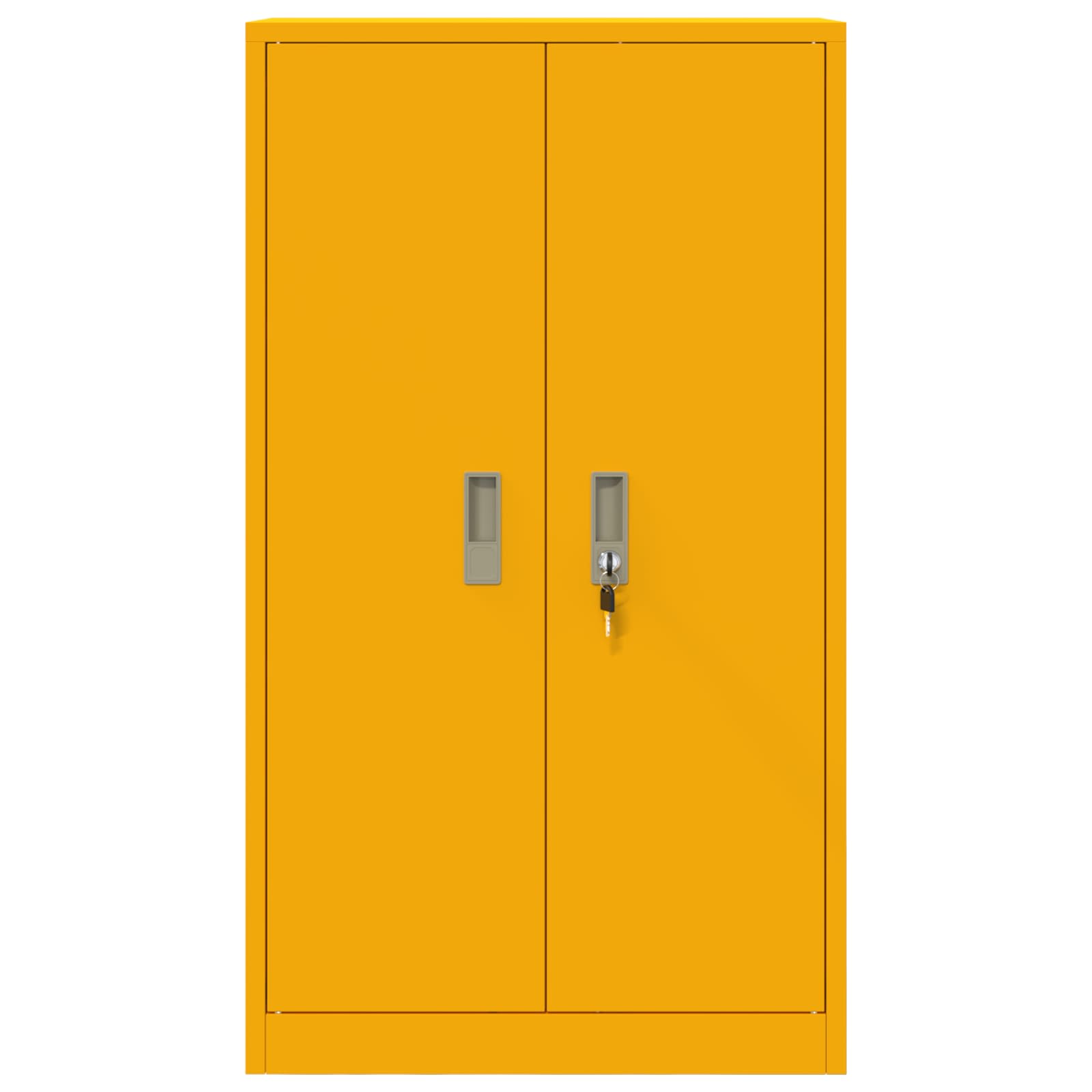 Opbergkast Mosterdgeel 60 x 40 x 105 cm Koudgewalst Staal
