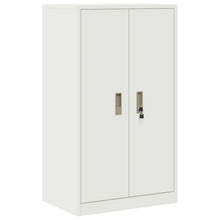 Opbergkast met opslag Wit 60 x 40 x 105 cm Koudgewalst Staal