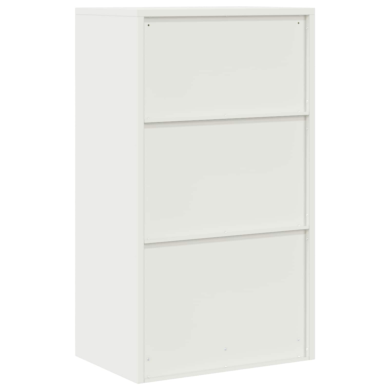 Opbergkast met opslag Wit 60 x 40 x 105 cm Koudgewalst Staal