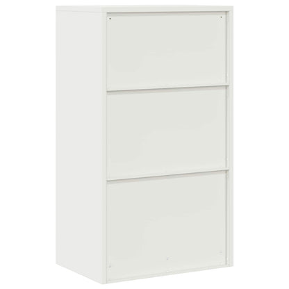Opbergkast met opslag Wit 60 x 40 x 105 cm Koudgewalst Staal