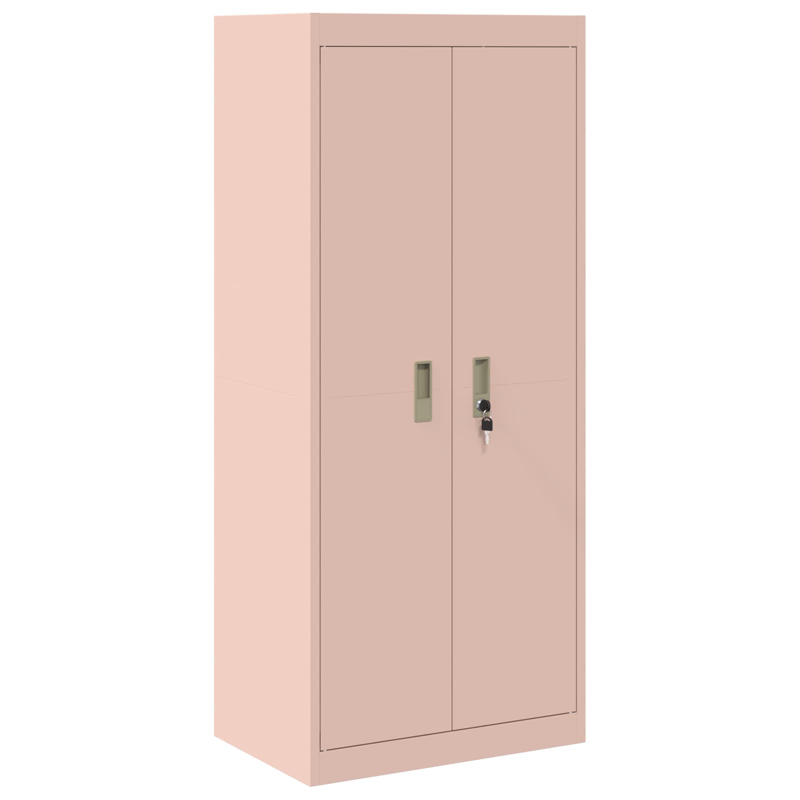 Opbergkast met opslag Roze 60 x 40 x 140 cm Koudgewalst Staal
