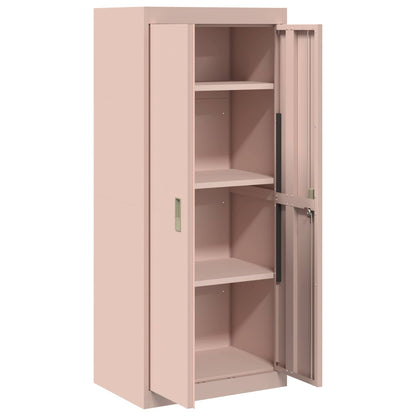 Opbergkast met opslag Roze 60 x 40 x 140 cm Koudgewalst Staal