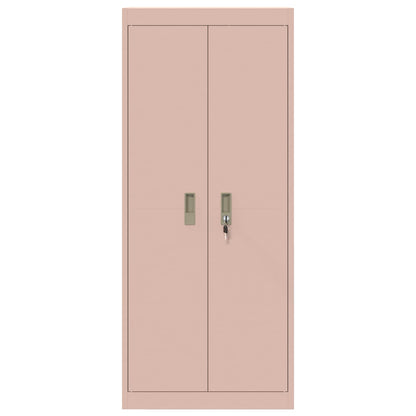 Opbergkast met opslag Roze 60 x 40 x 140 cm Koudgewalst Staal