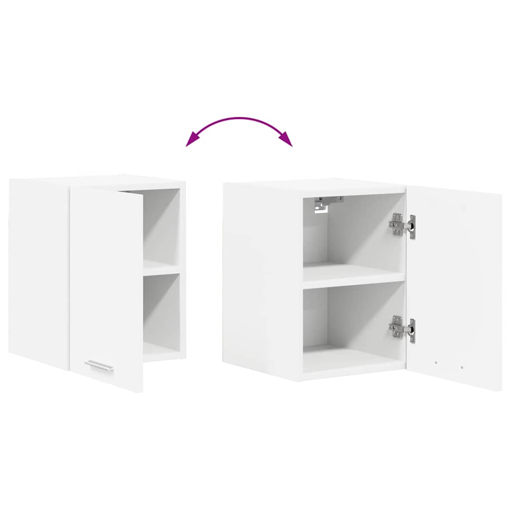 Hangkast met plank Riga Wit 30 x 31 x 40 cm Bewerkt hout