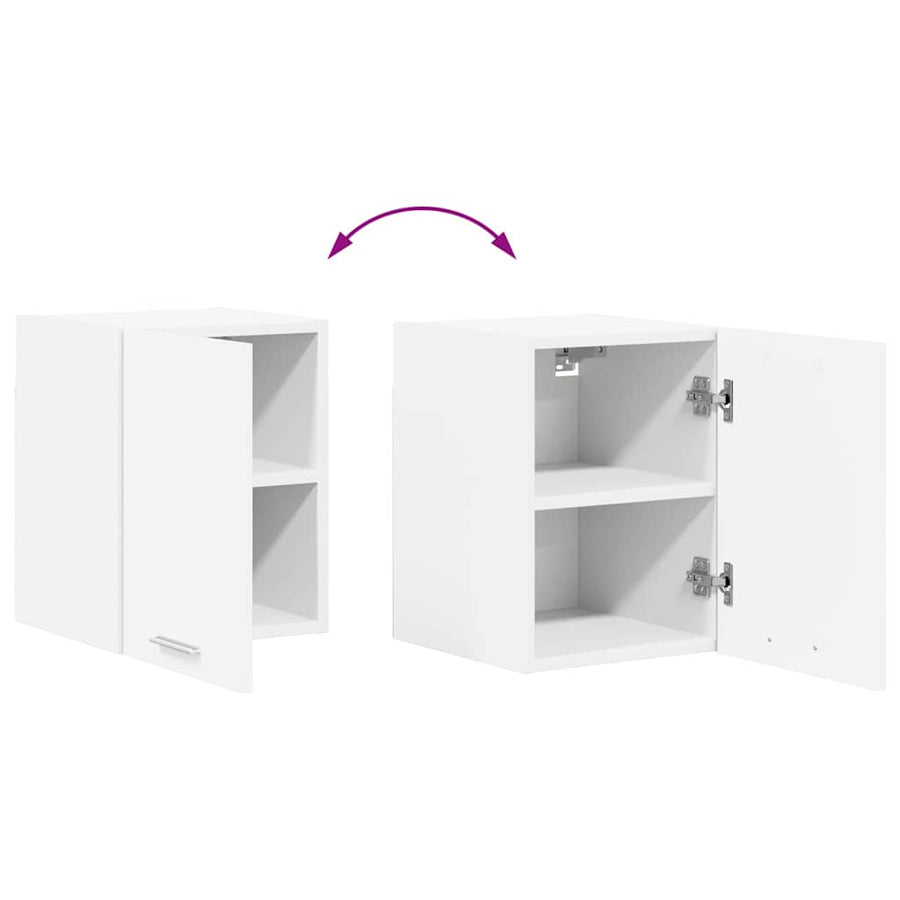 Hangkast met plank Riga 2 pcs Wit 30 x 31 x 40 cm Bewerkt hout