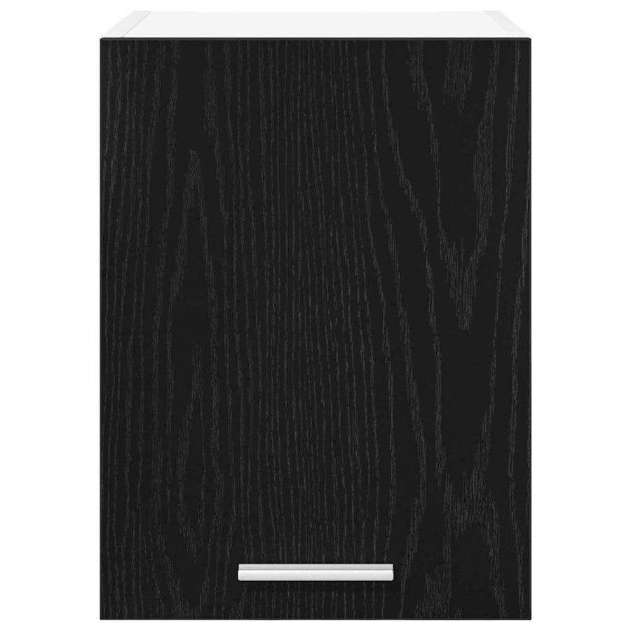 Hangkast Riga Zwarte Eik en Wit 30 x 31 x 40 cm Bewerkt hout
