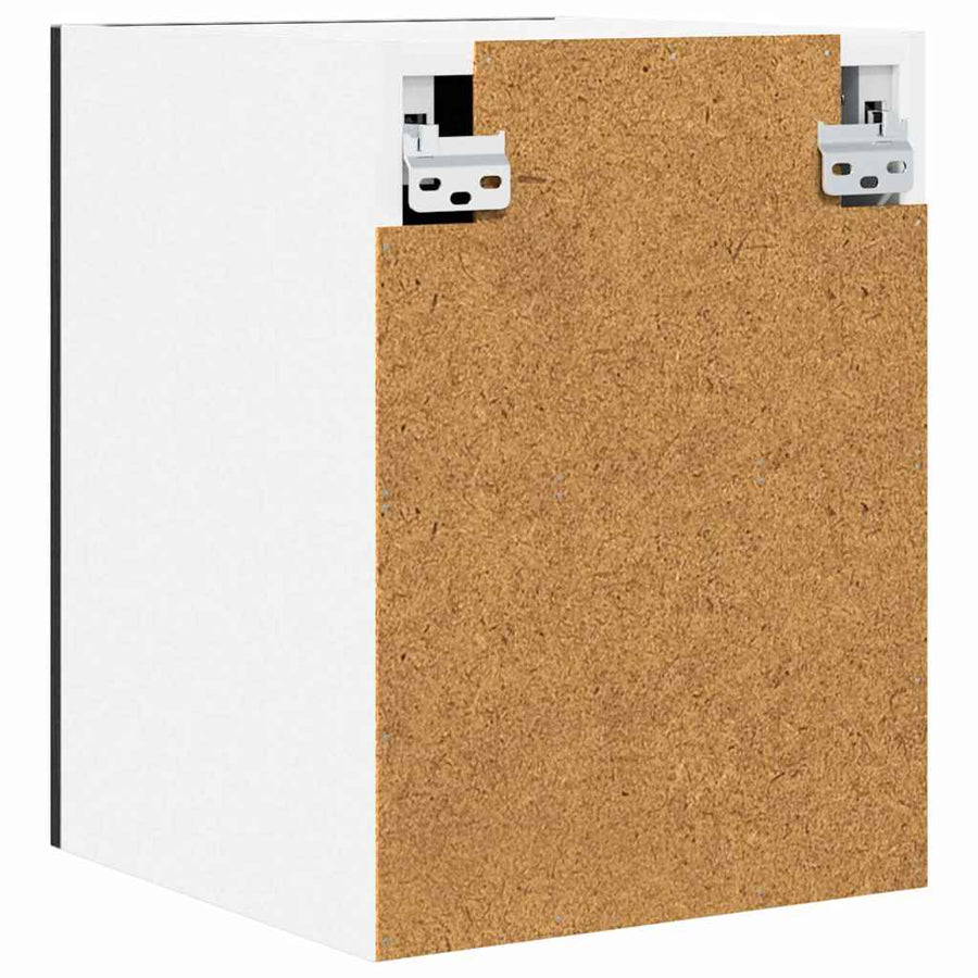 Hangkast met plank Riga 2 pcs Zwarte Eik en Wit 30 x 31 x 40 cm