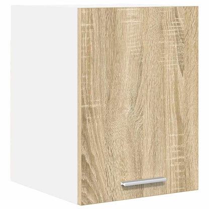 Hangkast Sonoma Eik en Wit 30 x 31 x 40 cm Bewerkt hout