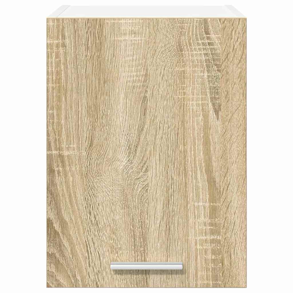 Hangkast Sonoma Eik en Wit 30 x 31 x 40 cm Bewerkt hout