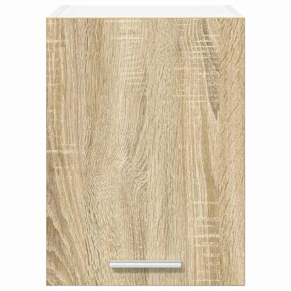 Hangkast Sonoma Eik en Wit 30 x 31 x 40 cm Bewerkt hout