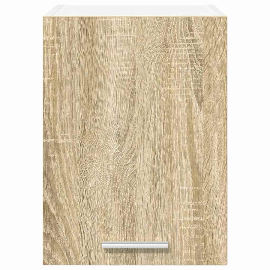 Hangkast Sonoma Eik en Wit 30 x 31 x 40 cm Bewerkt hout