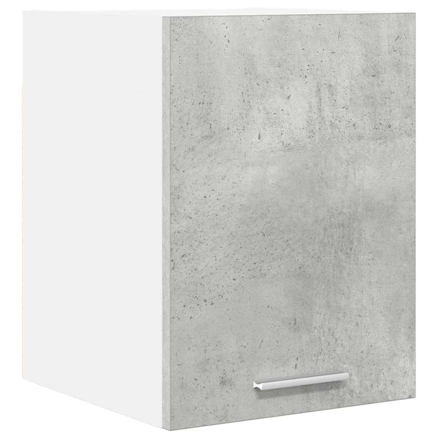 Hangkast Riga Beton Grijs en Wit 30 x 31 x 40 cm Bewerkt hout