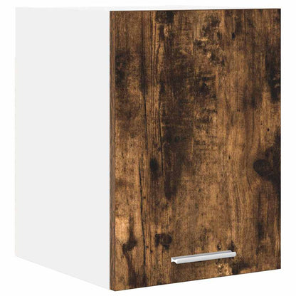 Hangkast Riga Gerookte Eik en Wit 30 x 31 x 40 cm Bewerkt hout