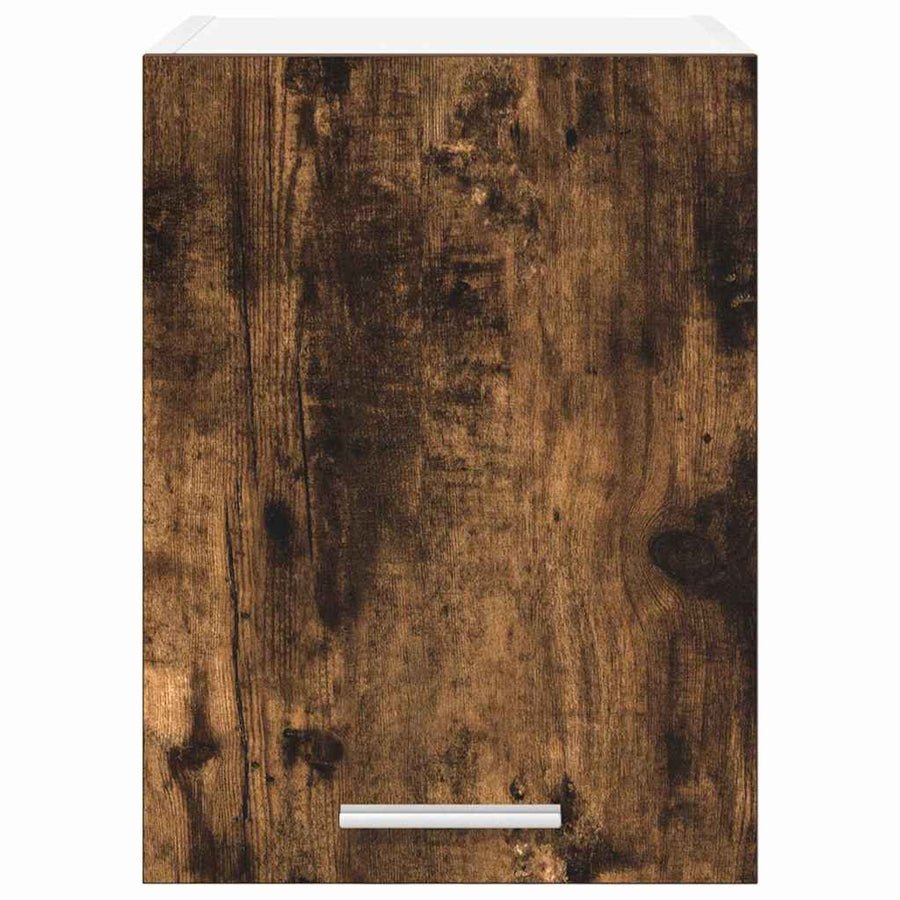 Hangkast Riga 2 pcs Gerookte Eik en Wit 30 x 31 x 40 cm