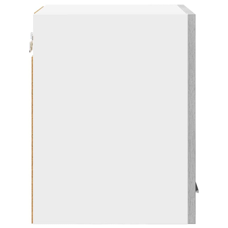 Hangkast Riga 2 pcs Grijs Sonoma en Wit 30 x 31 x 40 cm