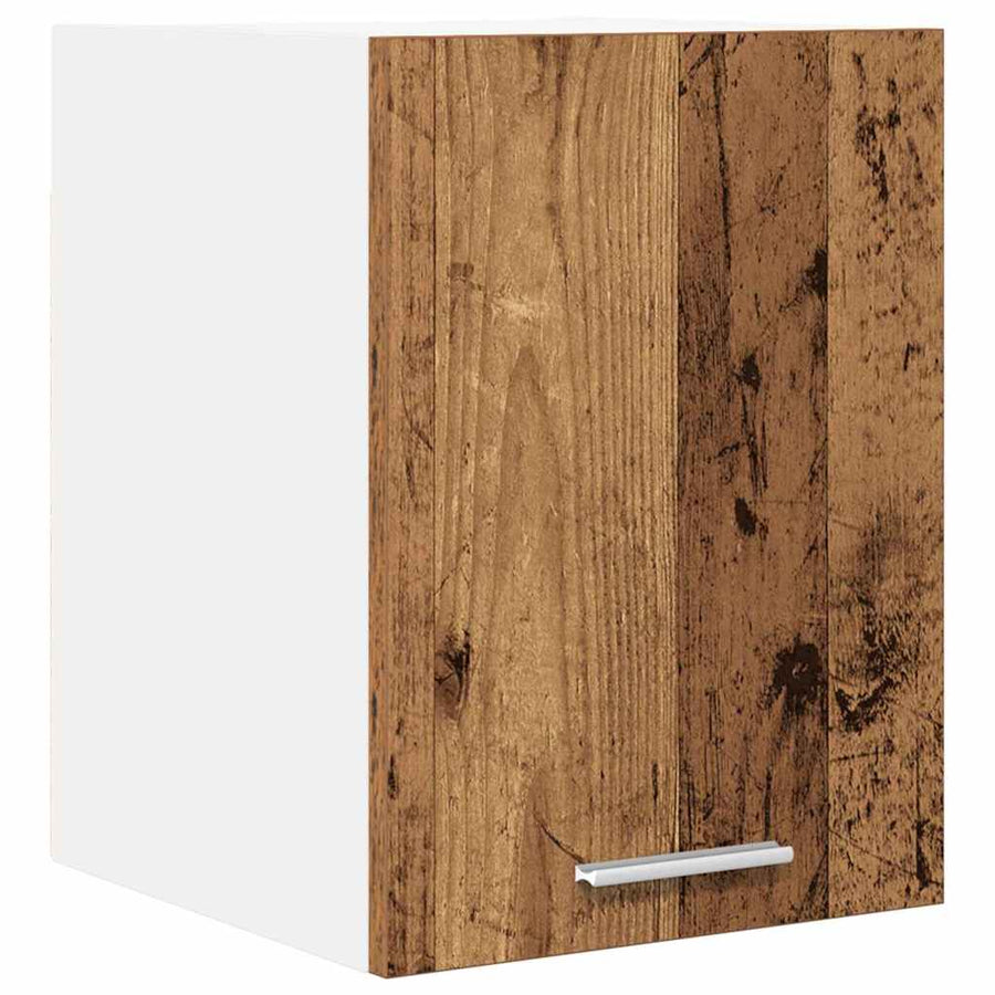 Hangkast Riga Oude Hout en Wit 30 x 31 x 40 cm Bewerkt hout