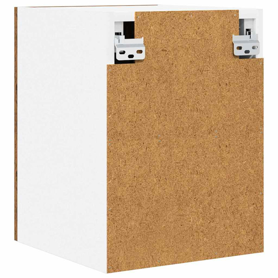 Hangkast Riga Oude Hout en Wit 30 x 31 x 40 cm Bewerkt hout