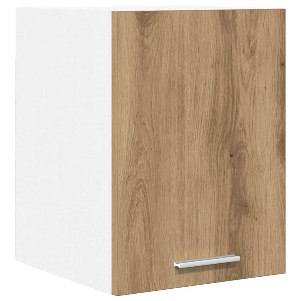 Hangkast Riga Ambachtelijke Eik en Wit 30 x 31 x 40 cm