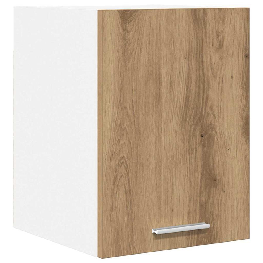 Hangkast Riga Ambachtelijke Eik en Wit 30 x 31 x 40 cm