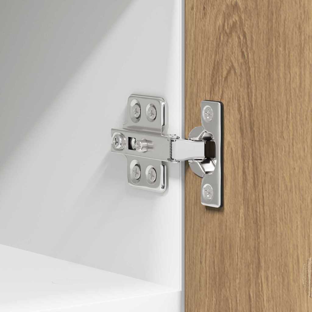 Hangkast Riga 2 pcs Ambachtelijke Eik en Wit 30 x 31 x 40 cm