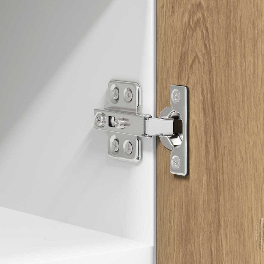 Hangkast Riga 2 pcs Ambachtelijke Eik en Wit 30 x 31 x 40 cm