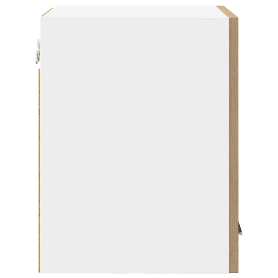 Hangkast Riga 2 pcs Ambachtelijke Eik en Wit 30 x 31 x 40 cm