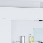 Wall cabinet with storage White 40 x 31 x 40 cm Engineered wood