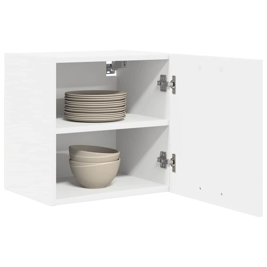 Hangkast met plank Riga 2 pcs Wit 40 x 31 x 40 cm Bewerkt hout