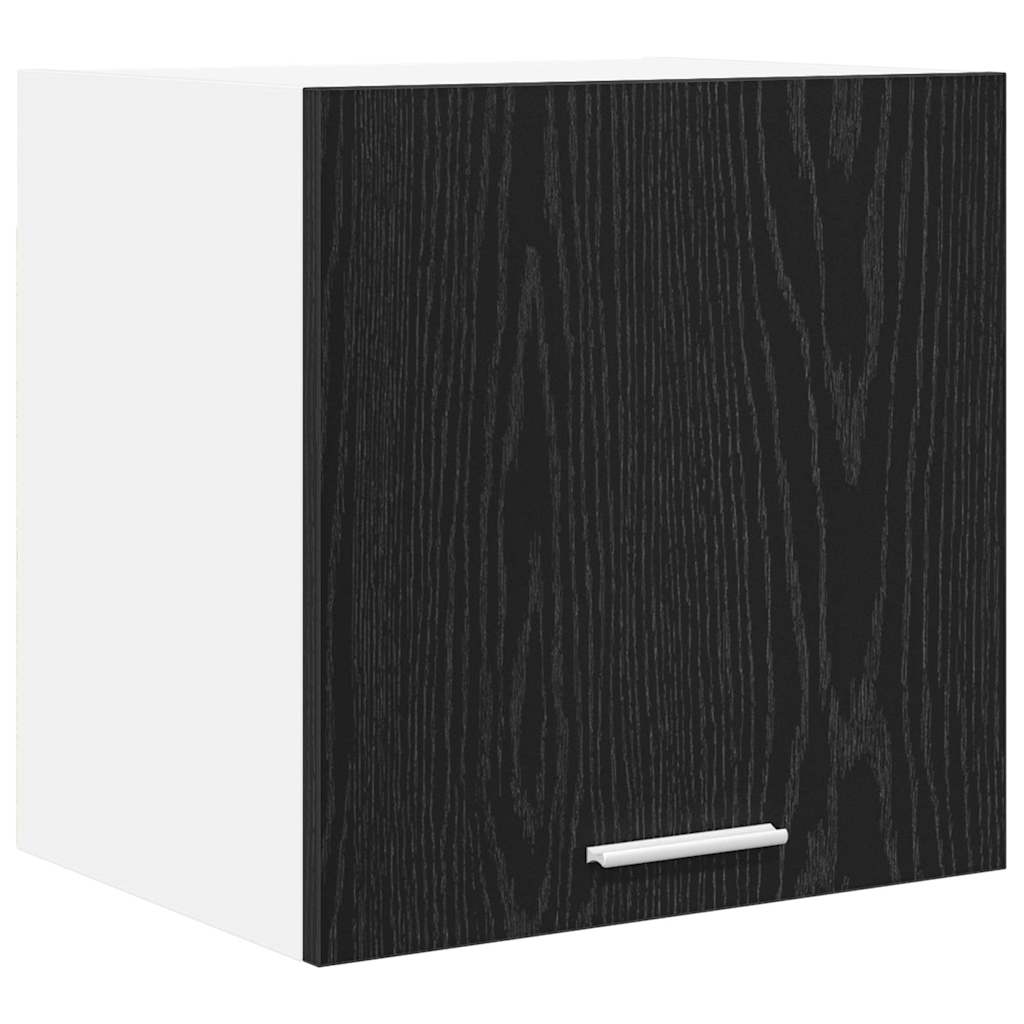Hangkast met plank Riga 2 pcs Zwarte Eik en Wit 40 x 31 x 40 cm
