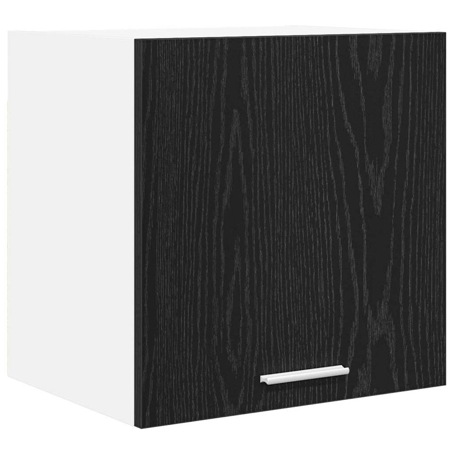 Hangkast met plank Riga 2 pcs Zwarte Eik en Wit 40 x 31 x 40 cm